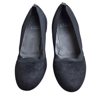 Stuart Weitzman Black Wedge Heels